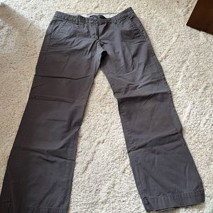 Grey Gap khakis, size 12. Regular straight leg.